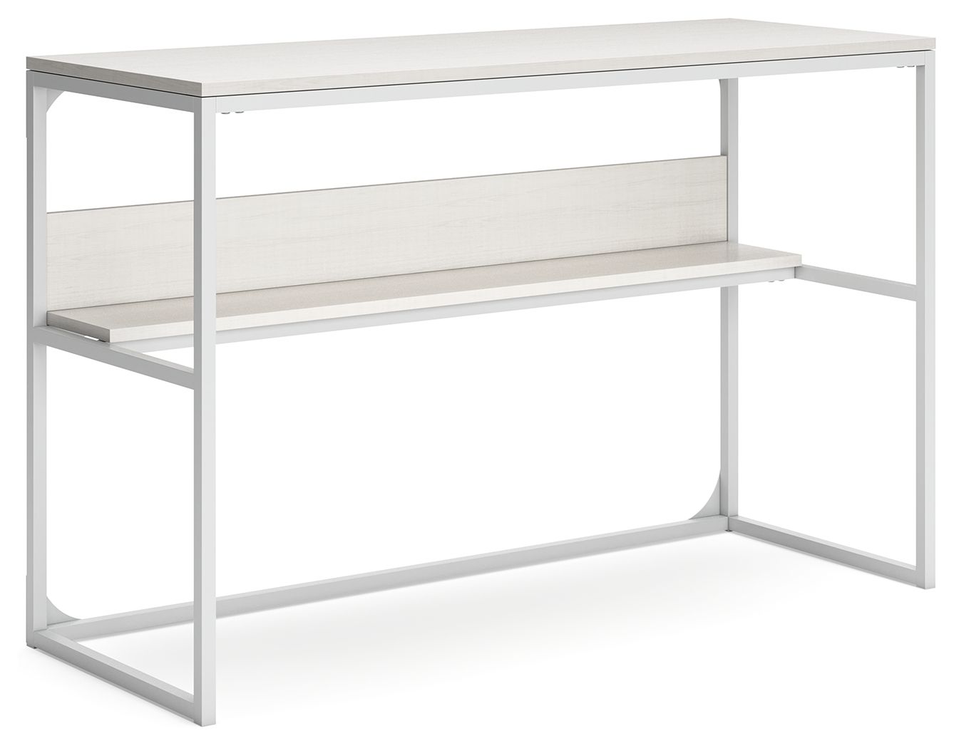 Escritorio para oficina en casa Deznee, color blanco, de 48"