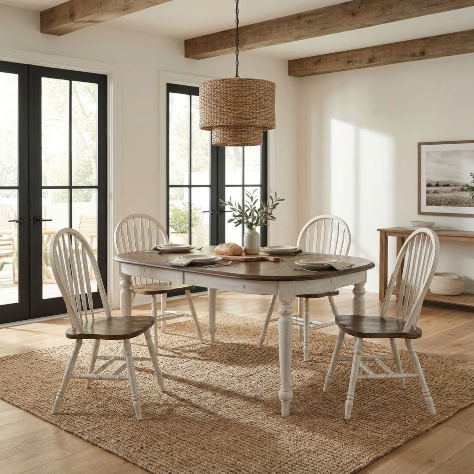 Carolina Crossing - Dining Room Leg Table Set