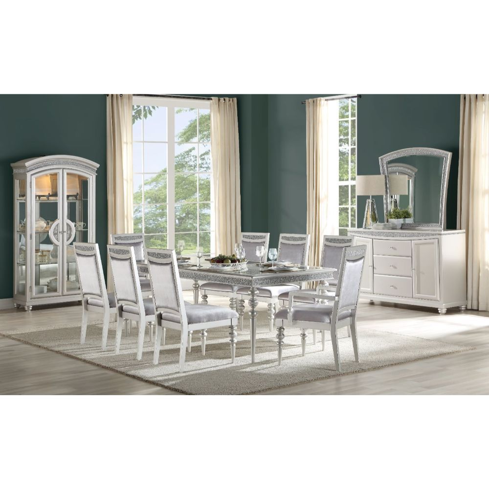 Maverick - Mesa de comedor - Platino