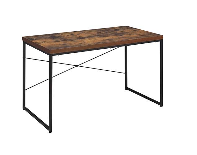 Mesa consola Bob - Acabado en roble desgastado y negro