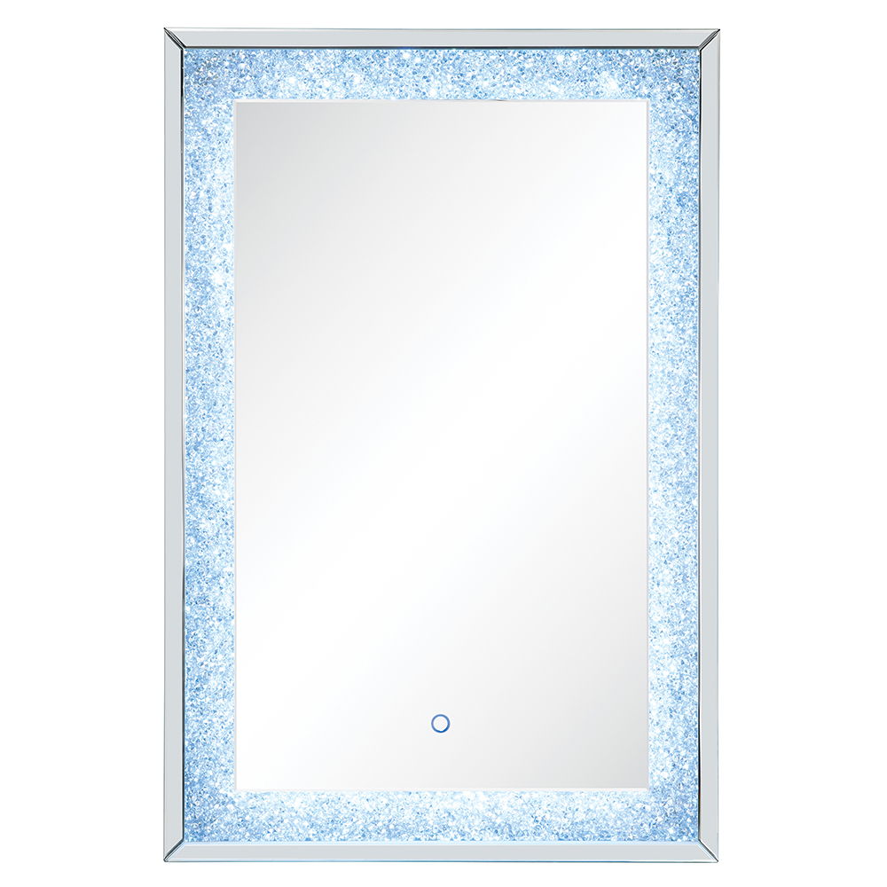 Noralie - Decoración de pared - Espejos y diamantes falsos - Madera - 47"