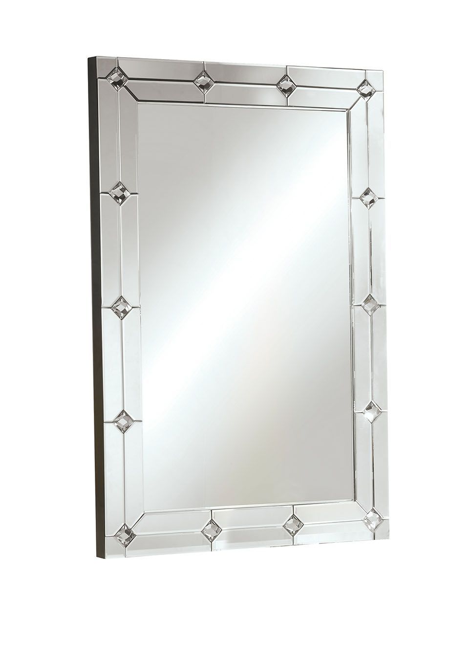Hessa - Decoración de pared - Espejos y diamantes de imitación