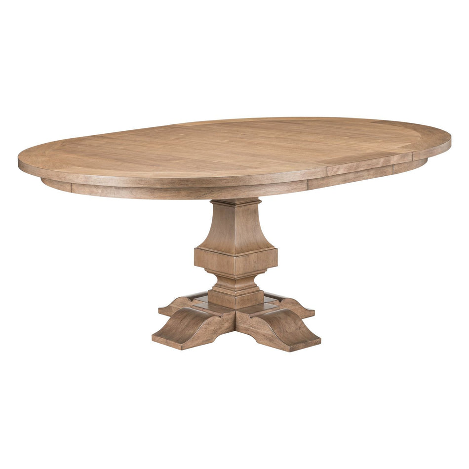 Haven Hills - Pedestal Table - Camel Beige