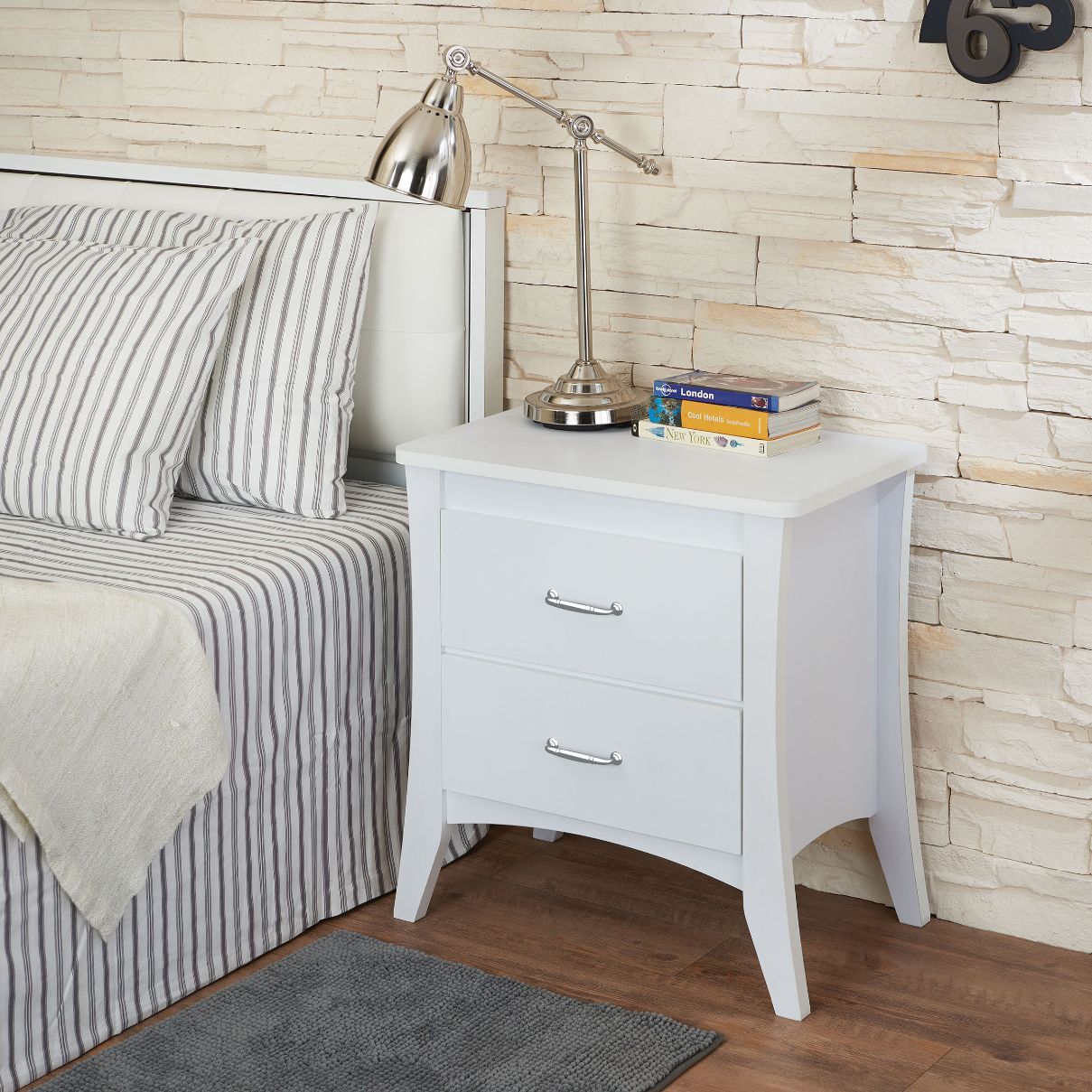 Babb - Mesa auxiliar - Color blanco