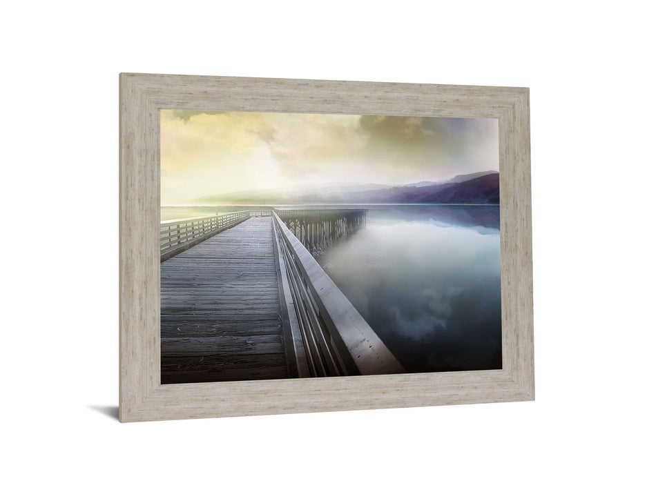 Serene Dawn Pathway - 28" x 34" Framed Wall Art