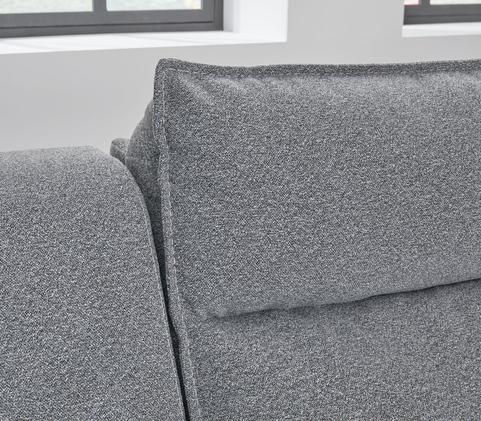 Modmax II - 4-Piece Power Reclining Sectional With Double Chaise - Salt And Pepper