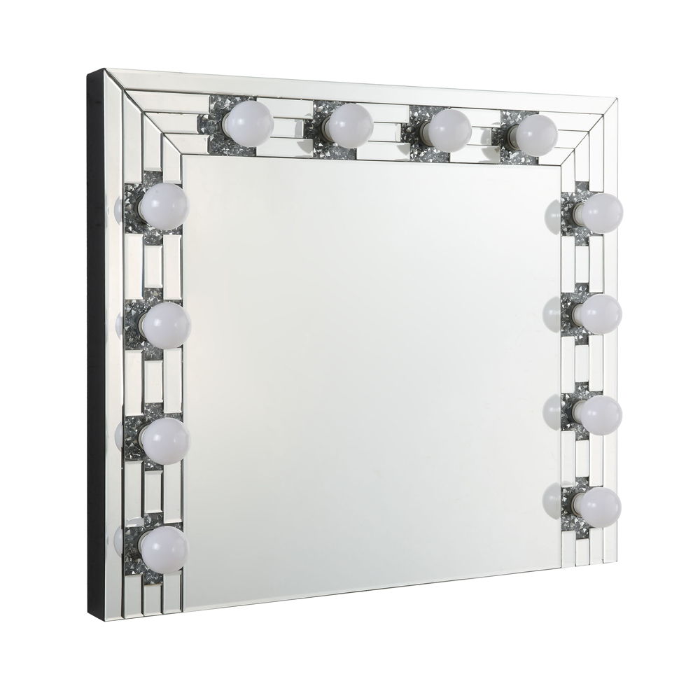 Noralie - Decoración de pared - Espejos y diamantes falsos