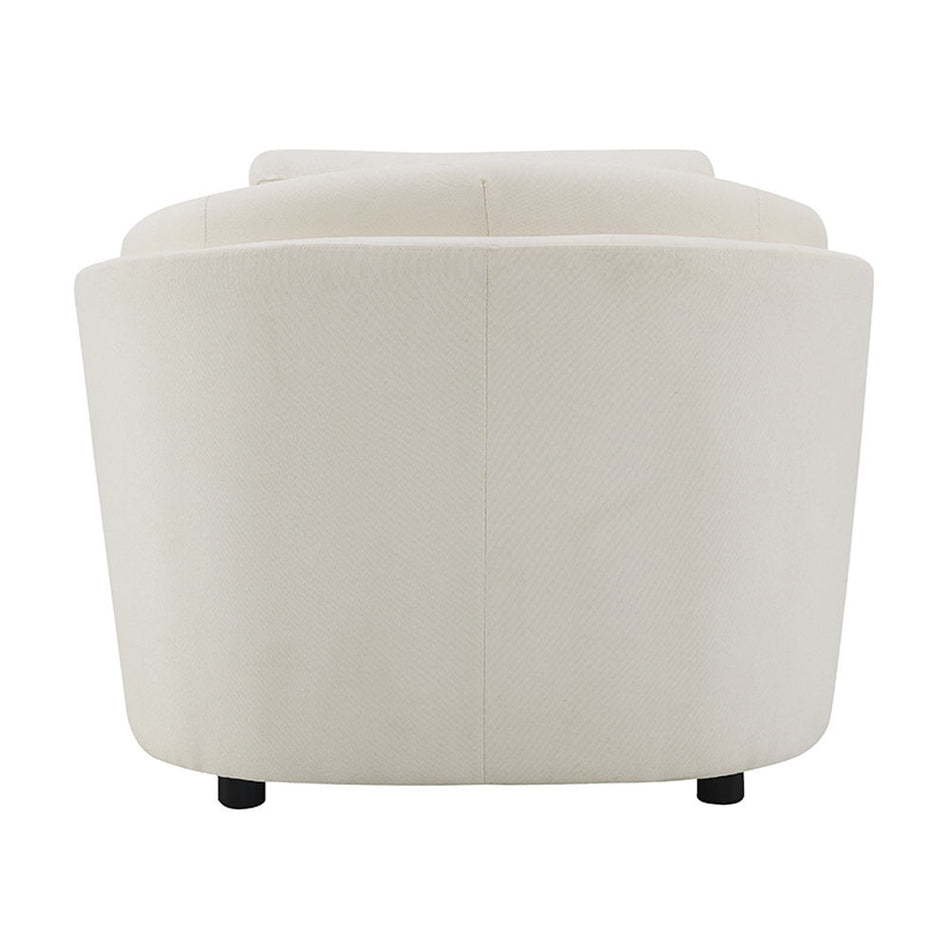 Mariko - Chair With Pillow - Beige Linen