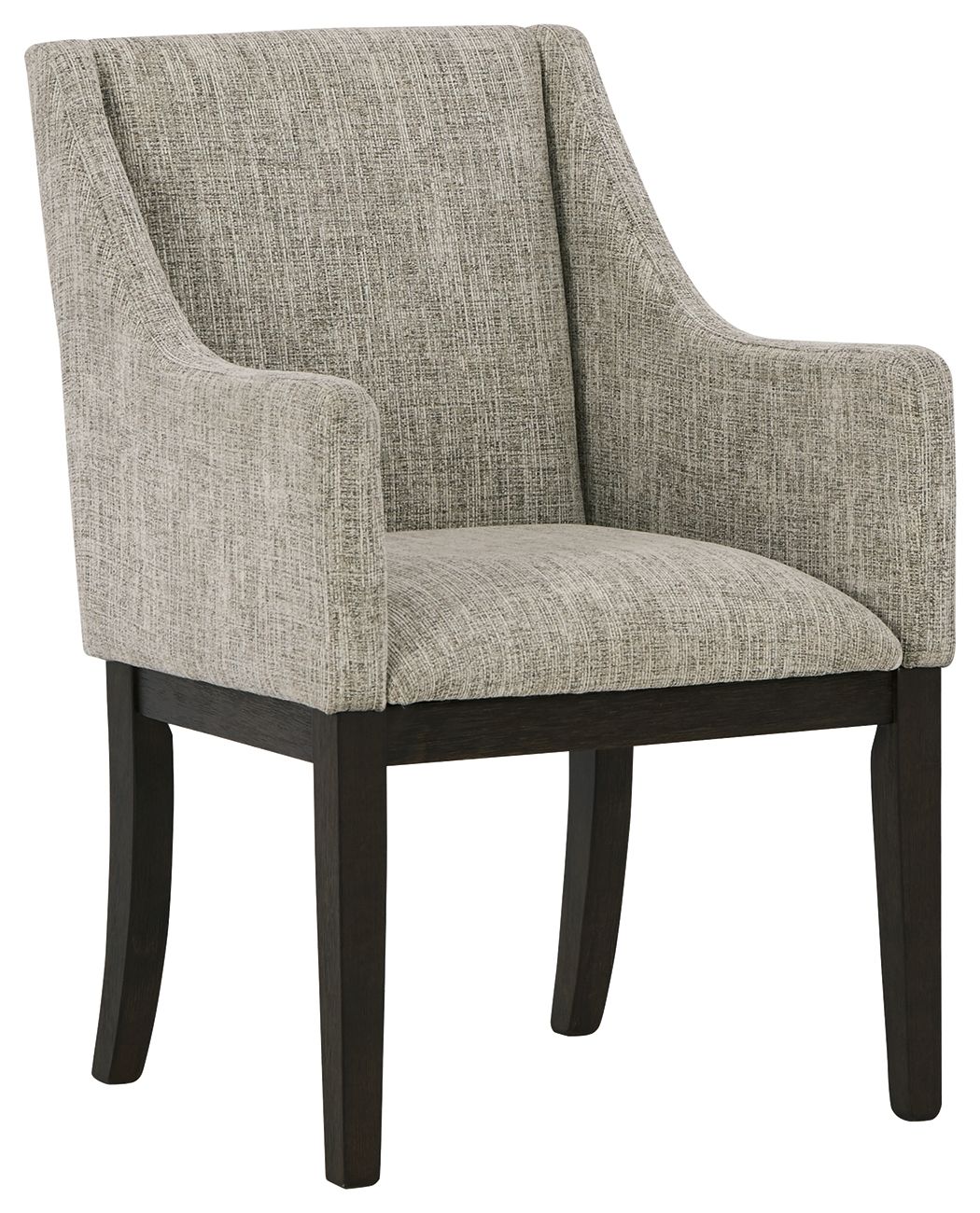 Burkhaus - Sillón de comedor UPH beige/marrón oscuro (juego de 2)
