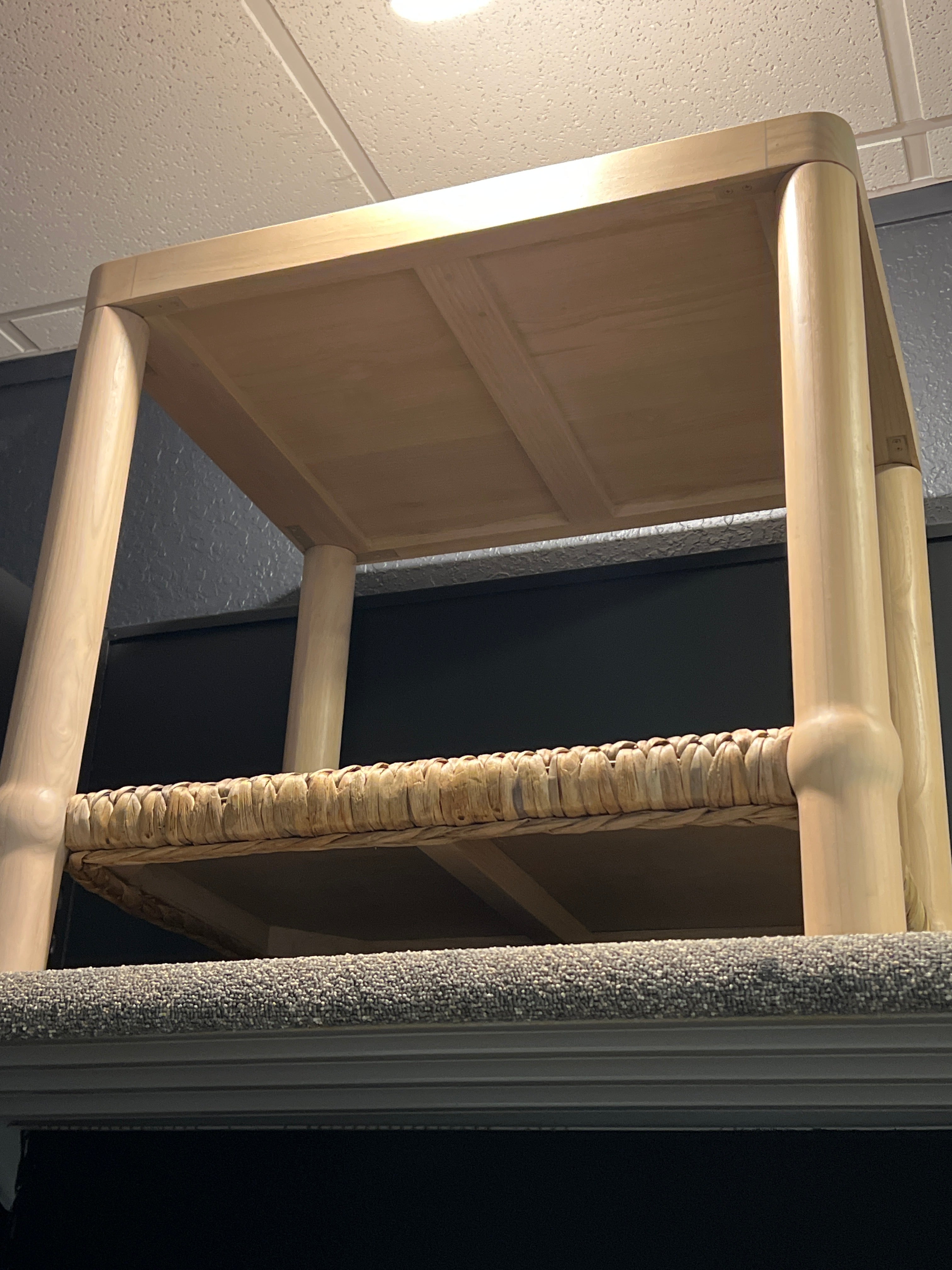 Light Natural End Table