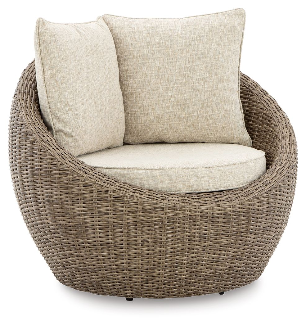 Danson - Sillón giratorio con cojín