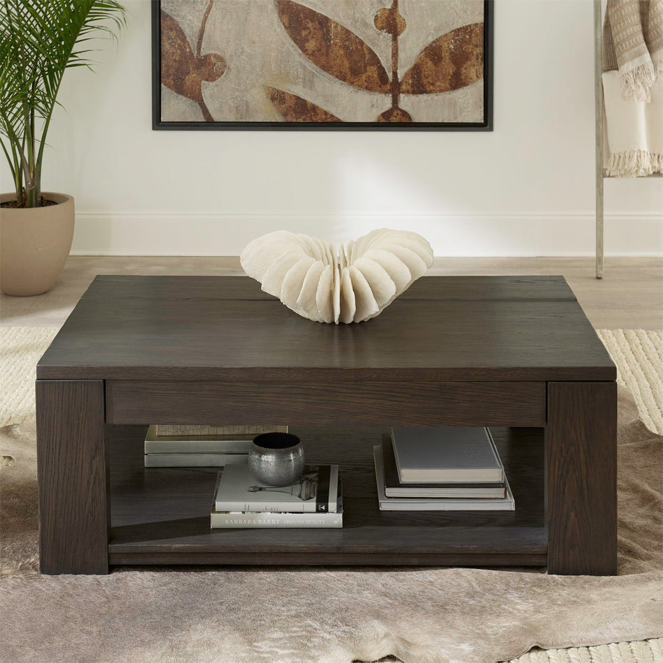 Lennox Hill - Lift Top Cocktail Table - Bark