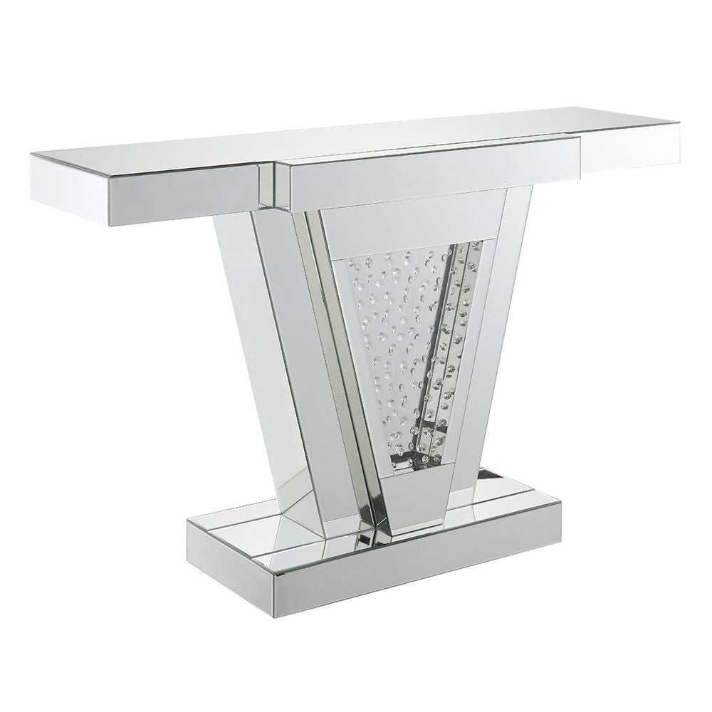 Nysa - Mesa auxiliar - Espejo - Madera - 32"