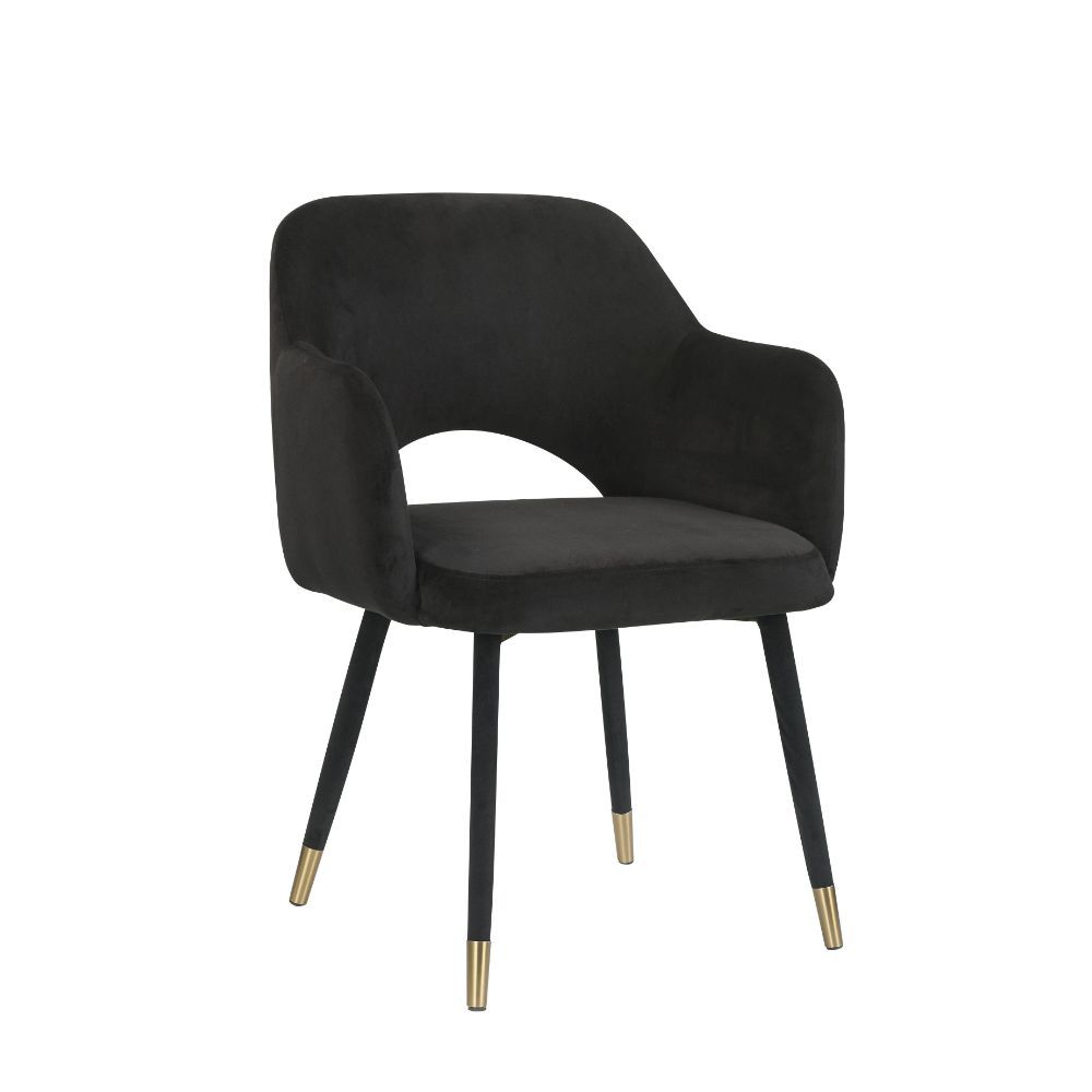 Sillón con acento de madera de manzano