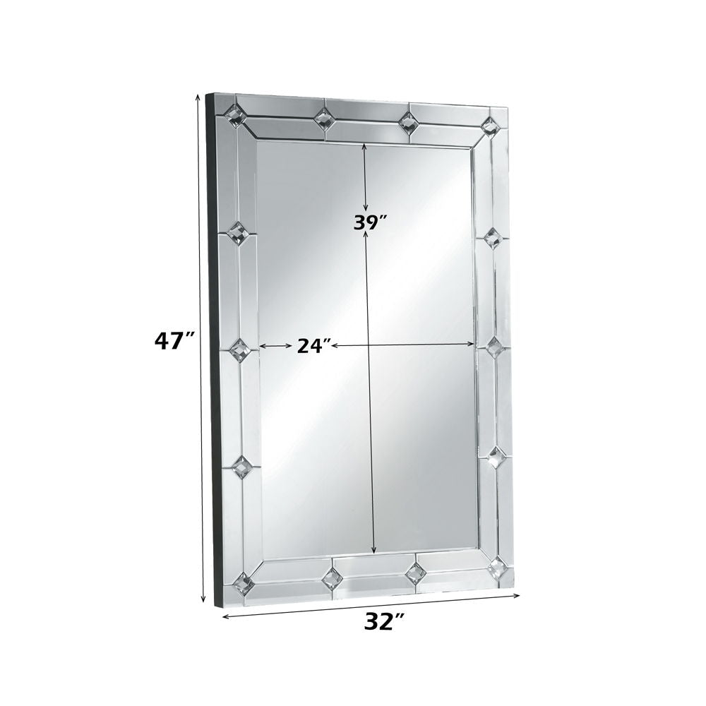 Hessa - Decoración de pared - Espejos y diamantes de imitación