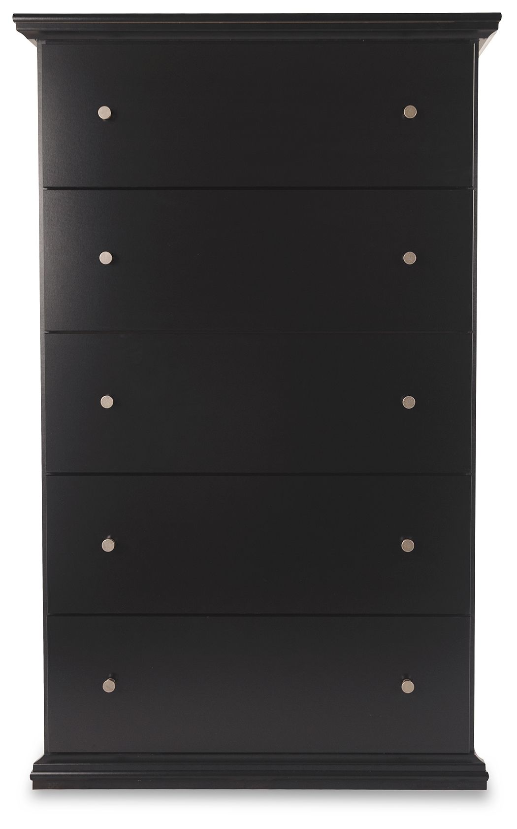 Cómoda de cinco cajones Maribel - Negra