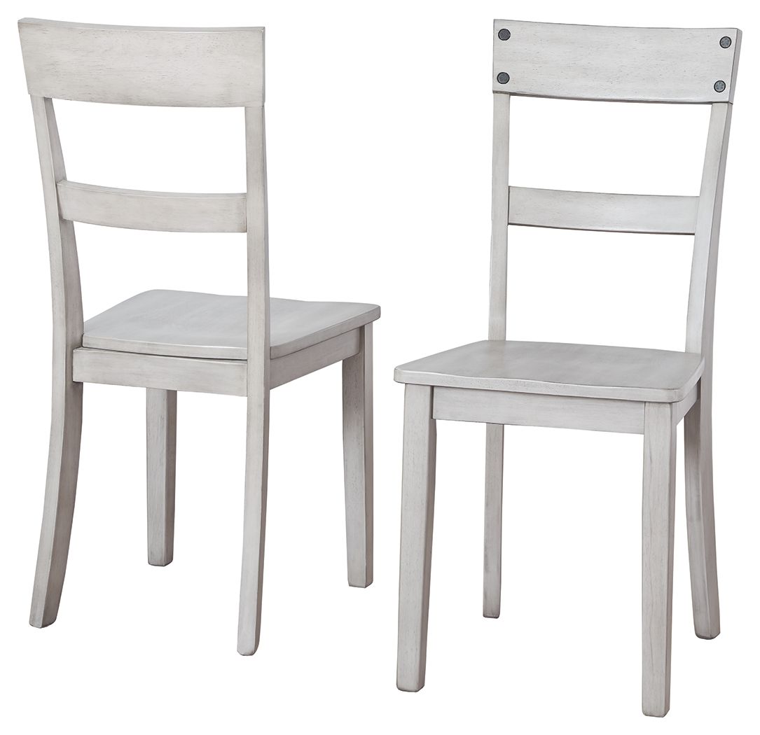 Loratti - Gris - Silla auxiliar para comedor (juego de 2)