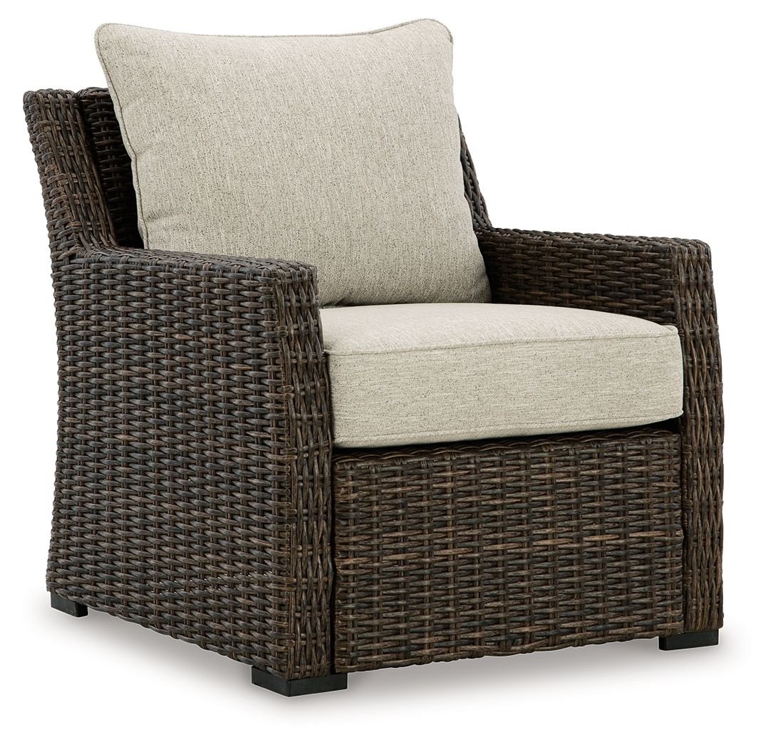 Brook Ranch - Marrón - Sillón con cojín