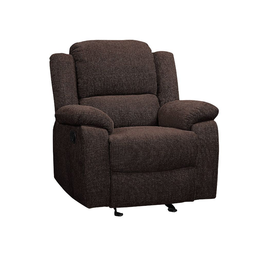 Madden - Sillón reclinable Glider - Chenilla marrón