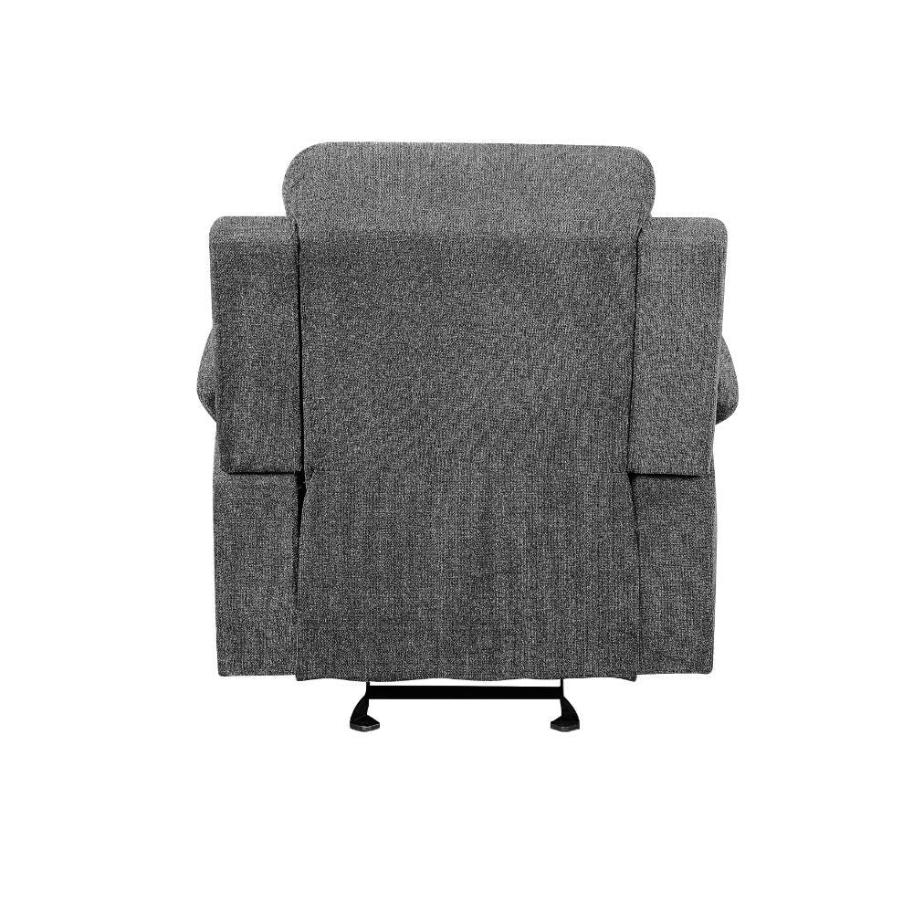 Kalen - Sillón reclinable Glider - Chenilla gris