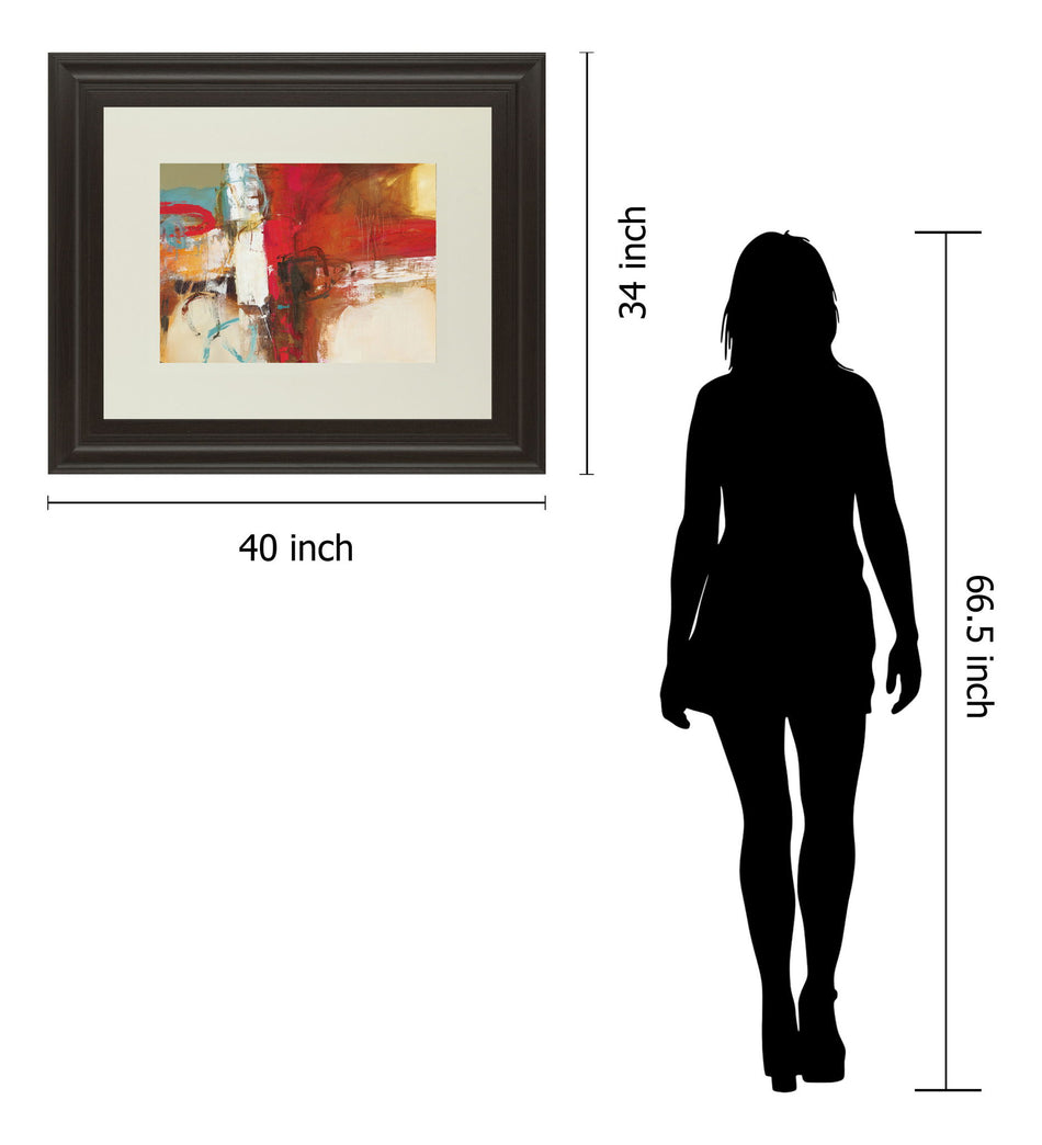 Woven By Natasha Barnes - Framed Print Wall Art - Beige