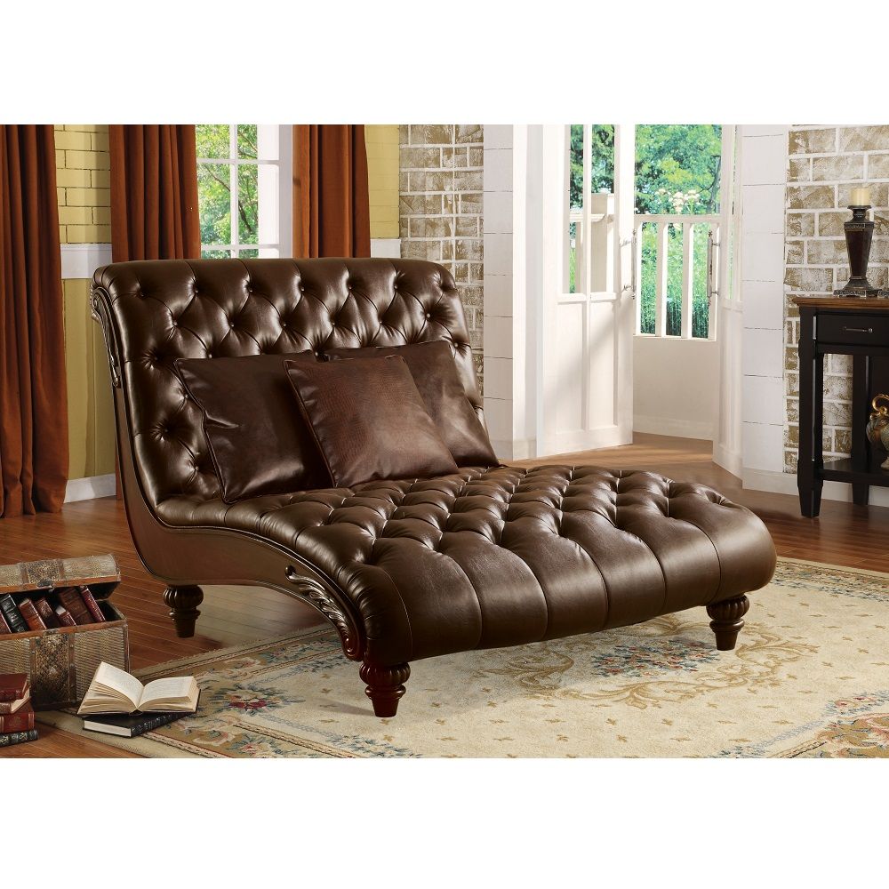 Anondale - Chaise - PU marrón bicolor