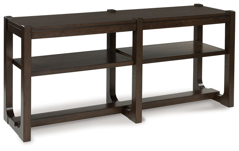 Mesa de sofá Breckington - Marrón oscuro