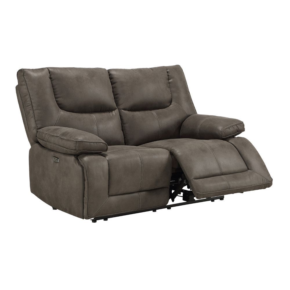 Harumi - Loveseat - Cuero gris - Aire