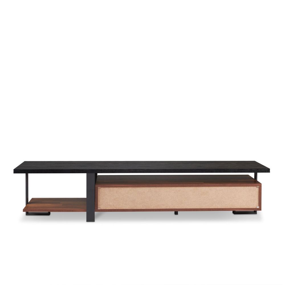 Elling - Mueble de TV - Nogal y negro