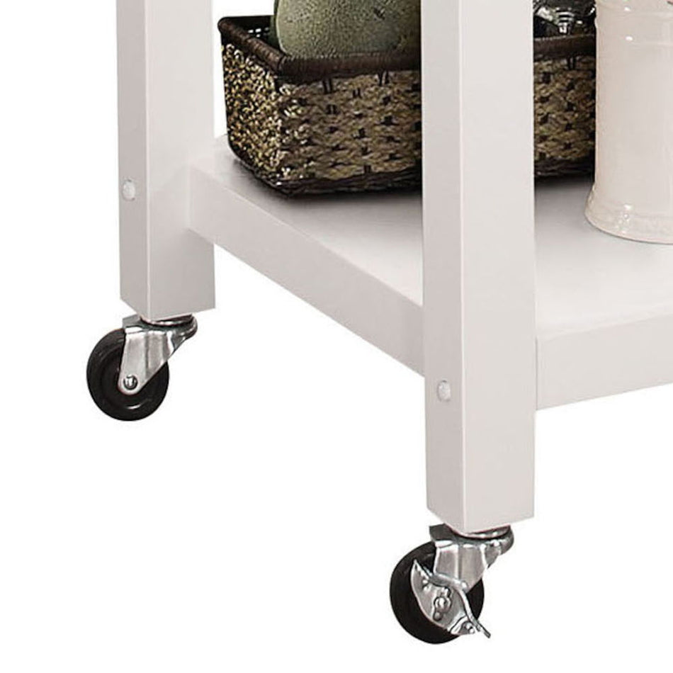 Ottawa - Carrito de cocina - Blanco y negro