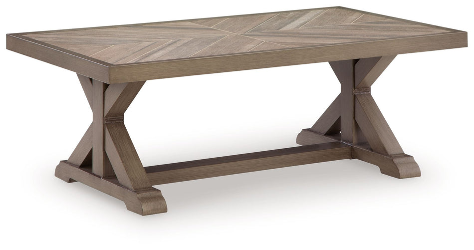 Laguna Heights - Rectangular Cocktail Table - Beige