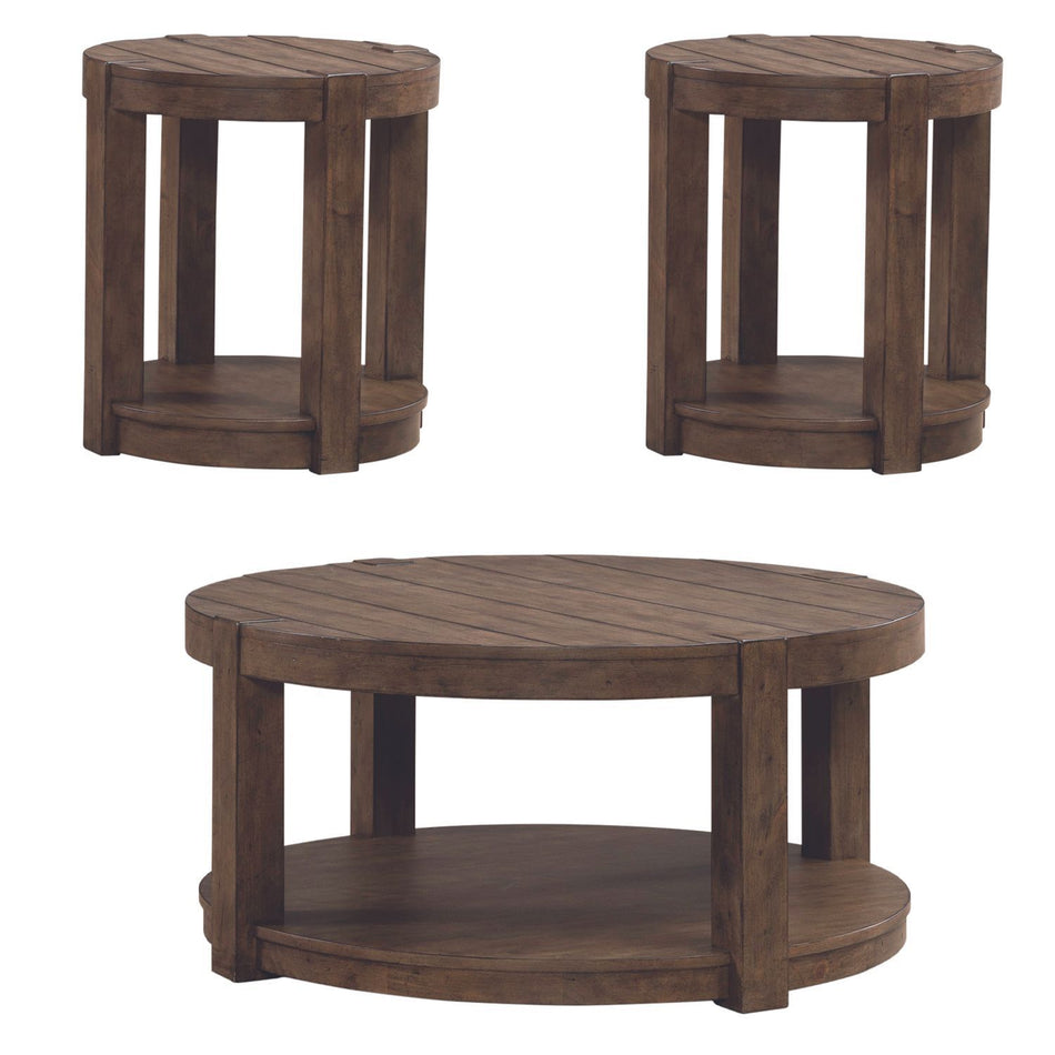 Broadmore - Optional 3 Piece Set - Brown