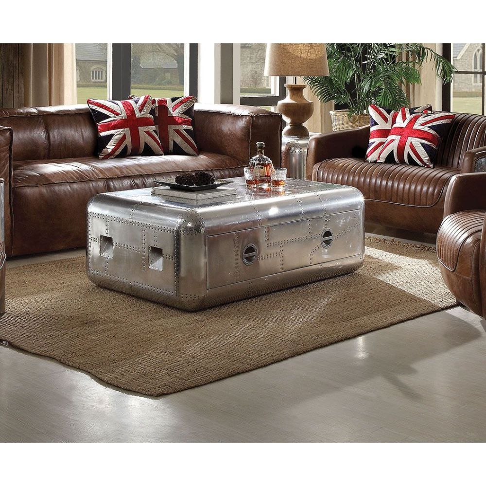 Brancaster - Mesa de centro - Aluminio - 19"