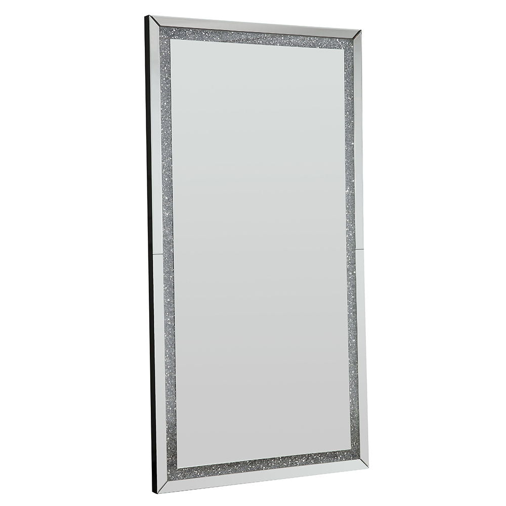 Noralie - Espejo decorativo - Led, espejo y diamantes falsos