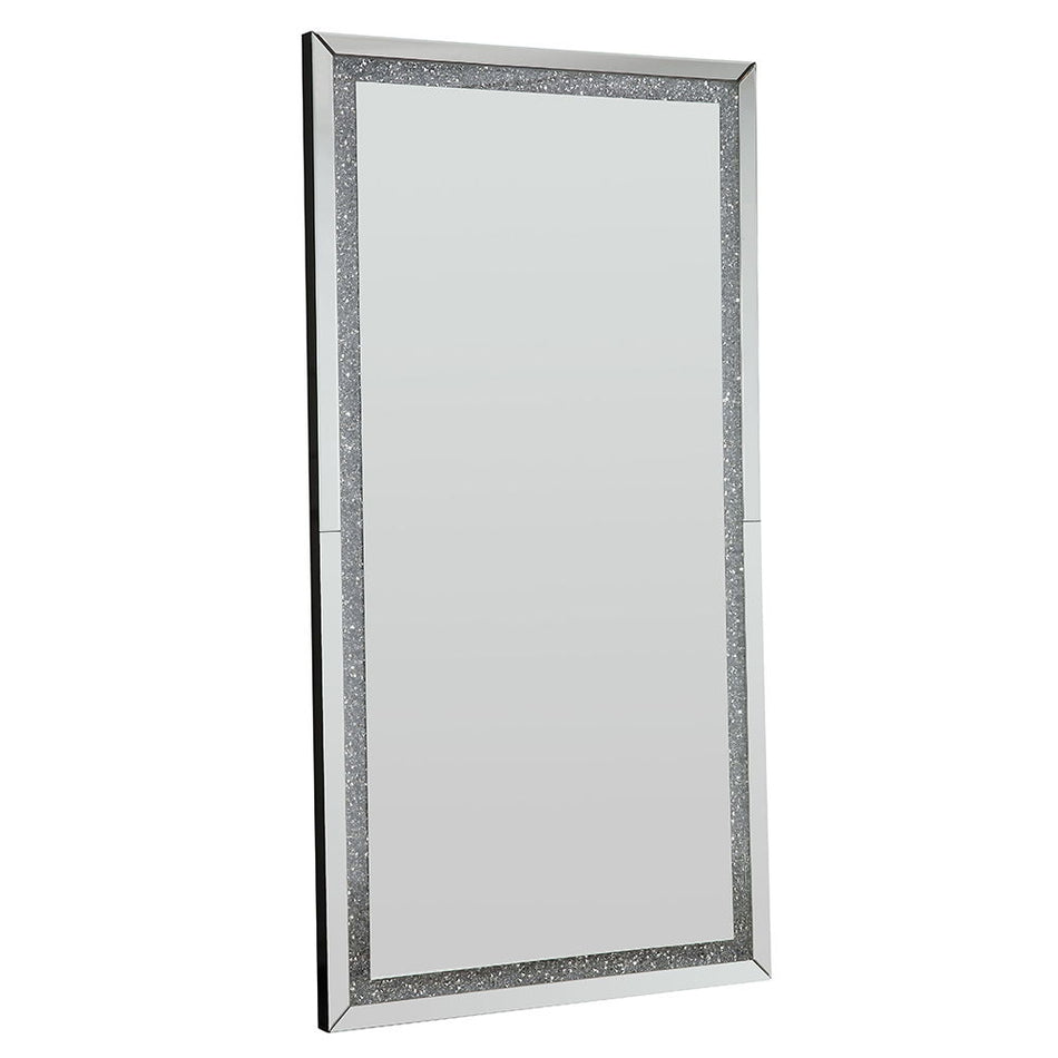 Noralie - Espejo decorativo - Led, espejo y diamantes falsos