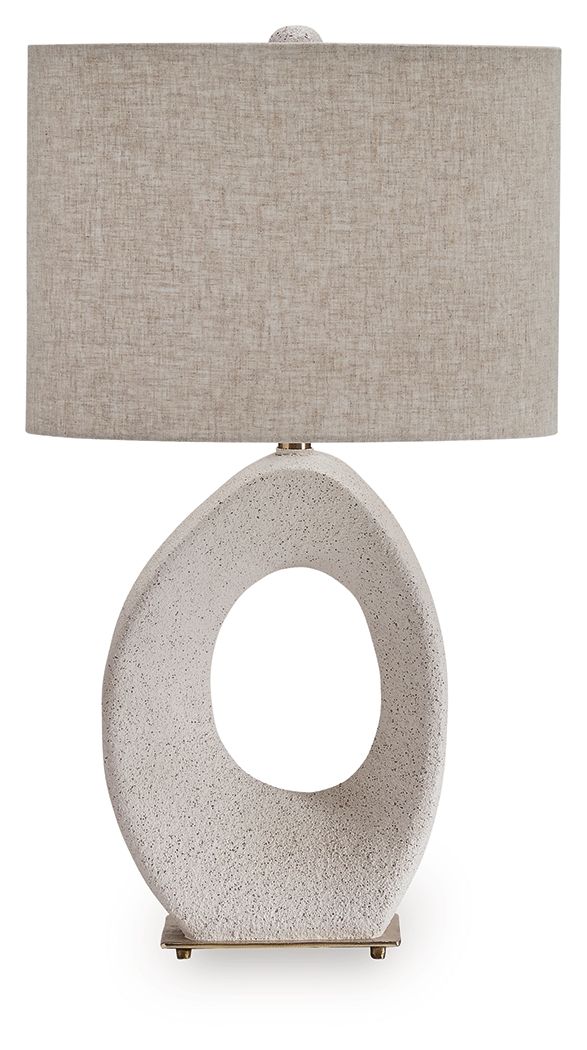 Trentlen - Cream / Gold Finish - Paper Table Lamp