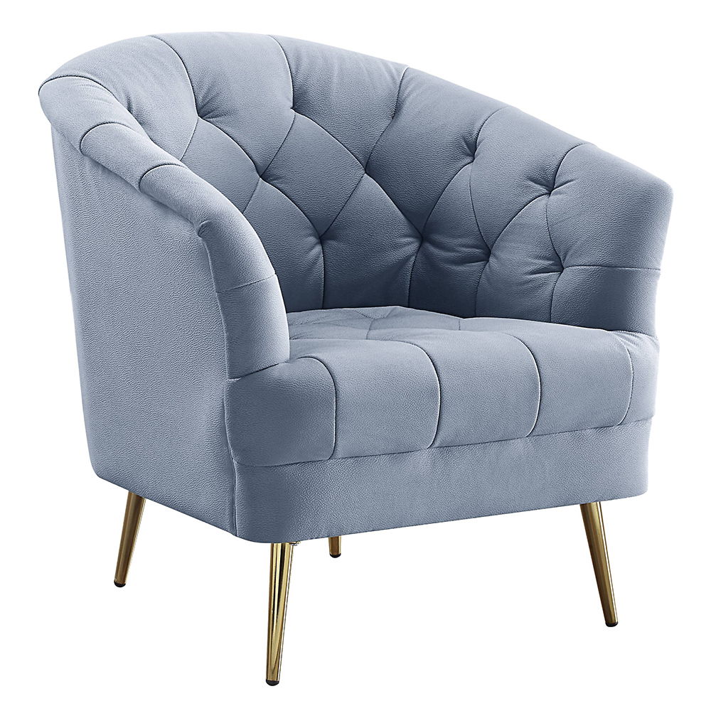 Bayram - Silla - Terciopelo Gris Claro
