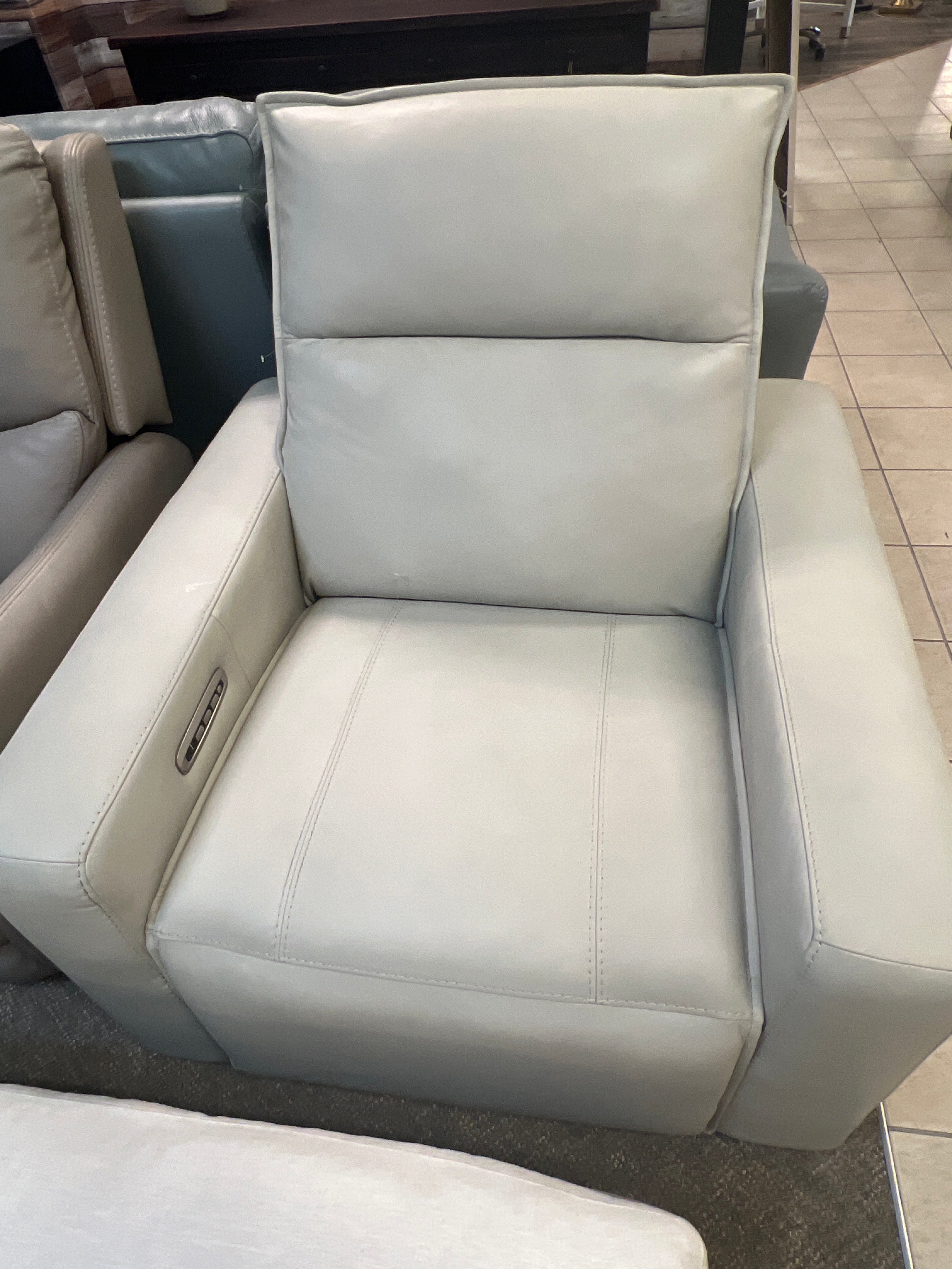 Leather Power Recliner