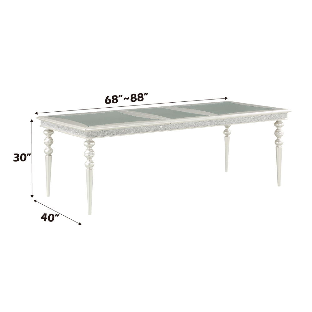 Maverick - Mesa de comedor - Platino