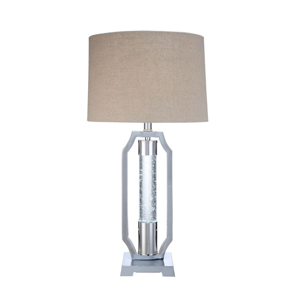 Cici - Lámpara de mesa - Cromo - 28"