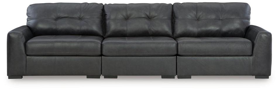 Brindley Pier - 3-Piece Sectional Sofa - Fog