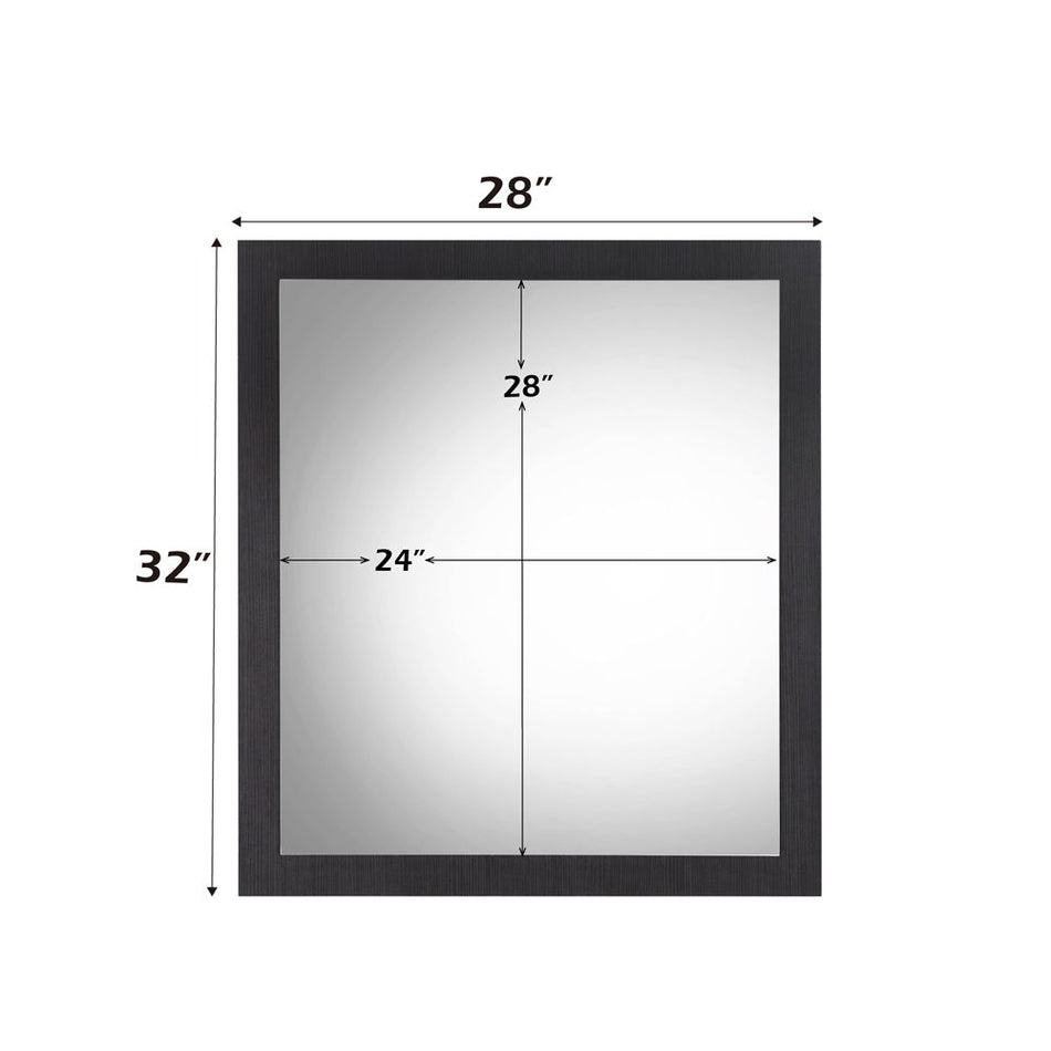 Eos - Mirror - Walnut & Black