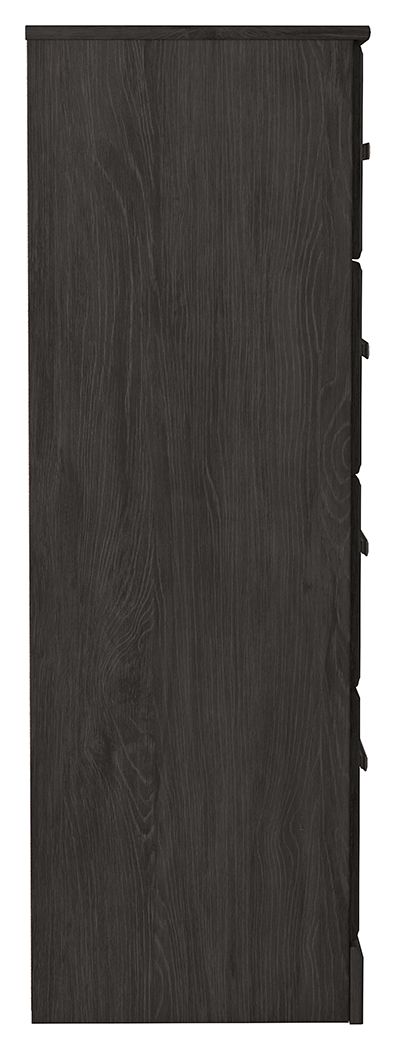 Belachime - Charcoal - Cómoda de cuatro cajones