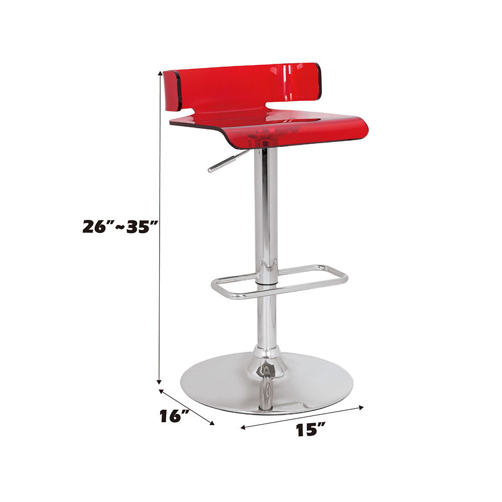 Rania - Taburete ajustable con base giratoria (1 pieza)