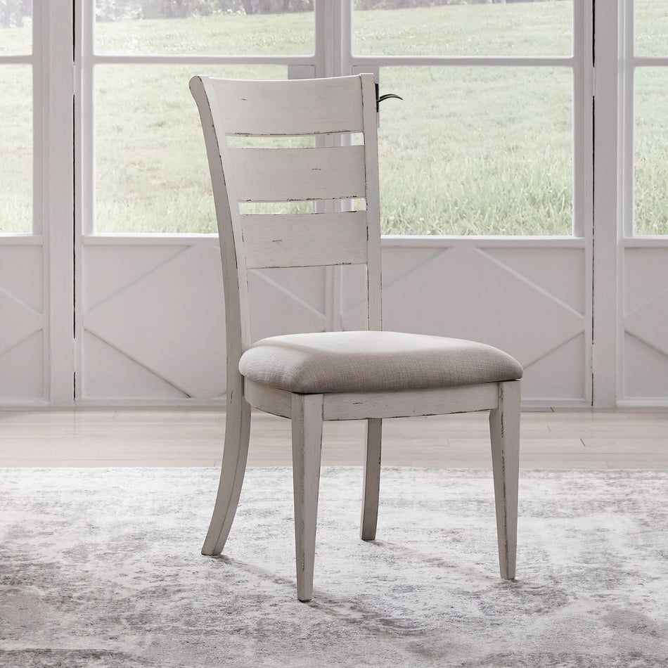 Backroads - Ladder Back Side Chair (RTA) - White