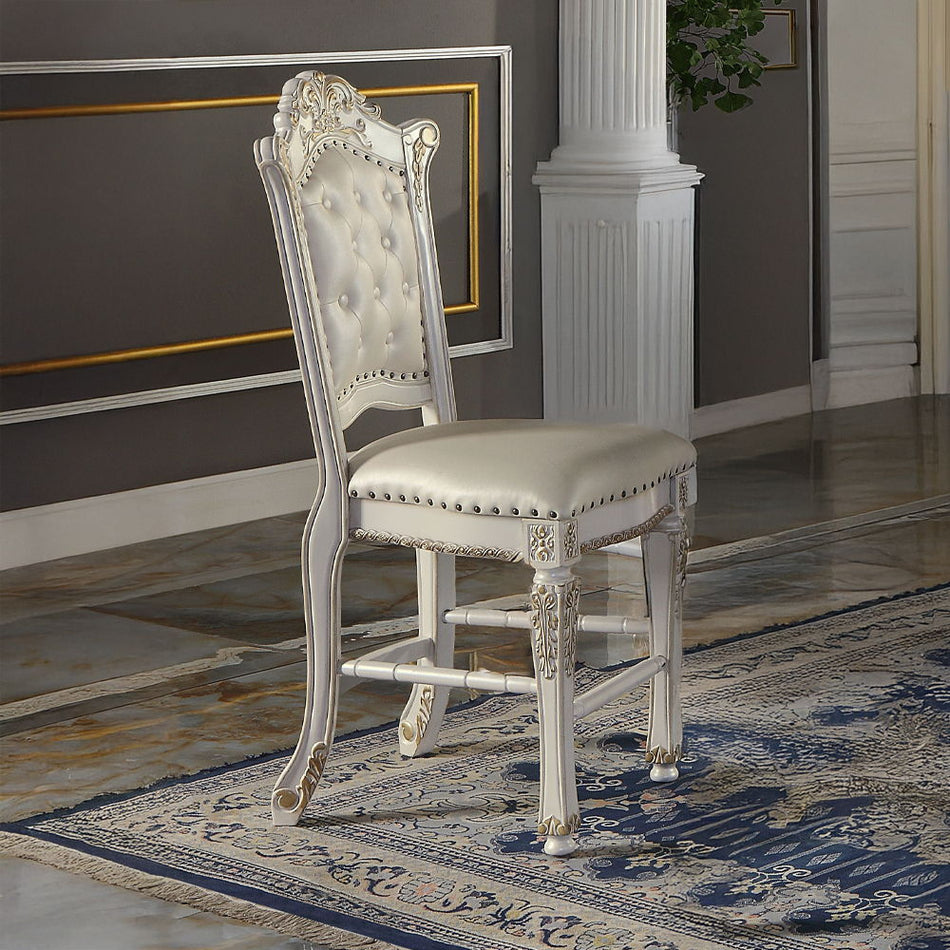 Vendome - Counter Height Chair (Set of 2) - Antique Pearl