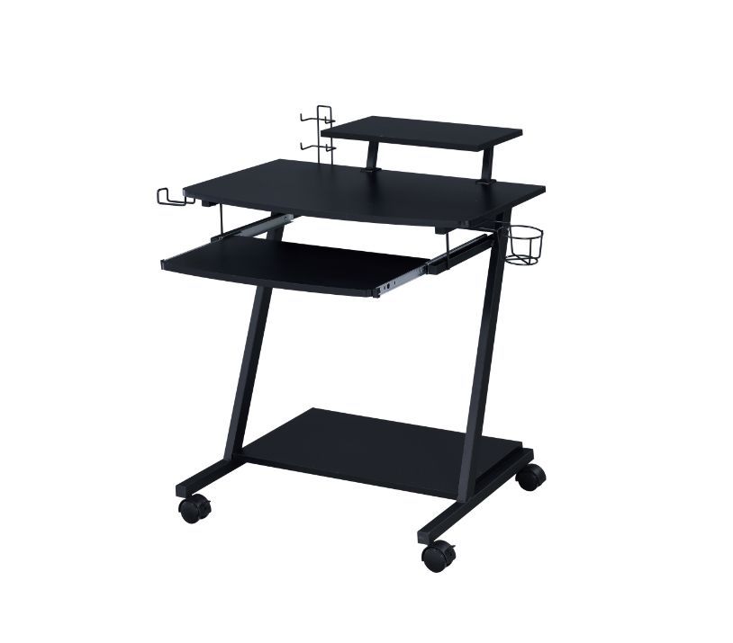 Mesa de juego Ordrees con acabado en negro