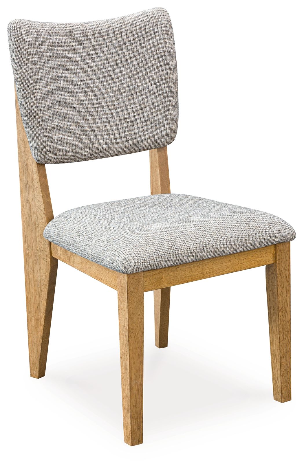 Sherbana - Marrón claro - Silla de comedor tapizada (juego de 2)