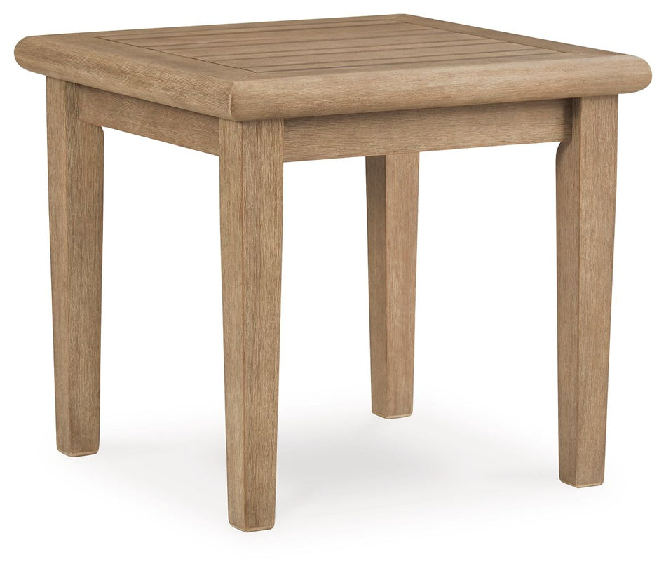 Carter Hall - Square End Table - Beige