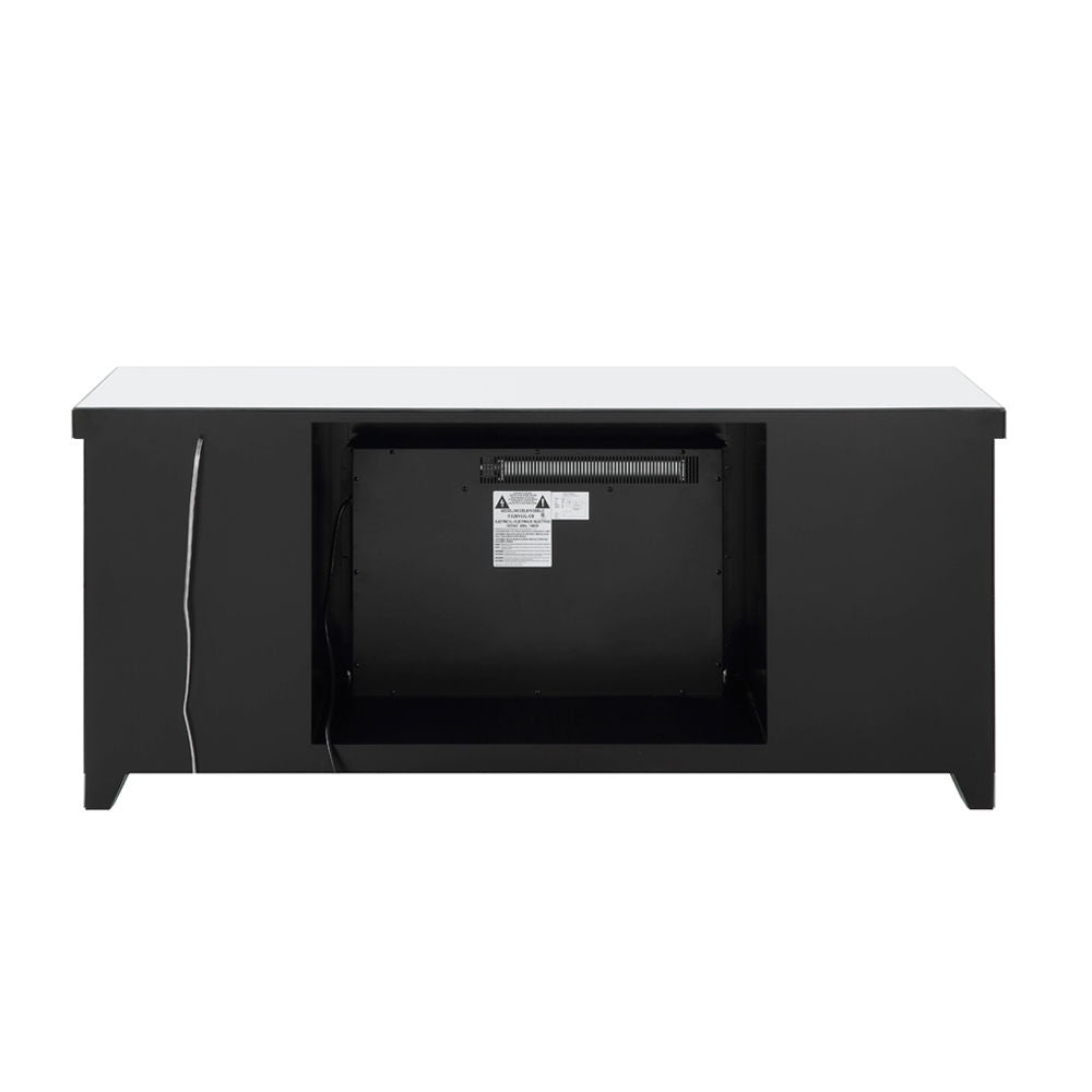 Noralie - Mueble de TV - Espejo y diamantes de imitación - Madera